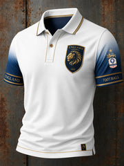 Retro England Football Fan Art Print Casual Jersey