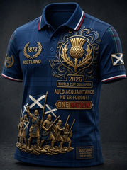 Men's Retro UK Scotland Football Lover 2026 Print Casual Short-Sleeve T-Shirt