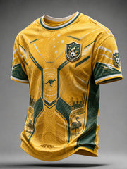 Men's Australia Football Short Sleeve Shirt