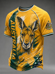 Men's Australia Football Short Sleeve T-Shirt