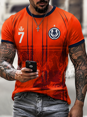 Men's UK Football Lover Scotland Printed short sleeves t-shirt