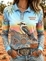 Women's Australia Naidoc Week Long-Sleeve Polo Shirt