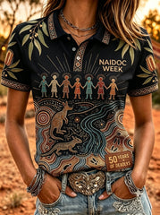 Women's Australia Naidoc Week Polo T-Shirt