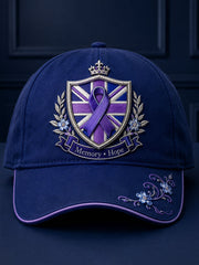 Unisex UK Alzheimer's Awareness Floral Printed Hat