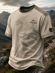 Men's Welsh Dragon Printed T-shirt