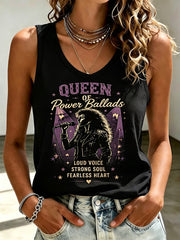 Women's Rock Classics Total Eclipse Of The Heart Print Vest