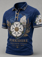 Men's Yorkshire England Short Sleeves T-Shirt
