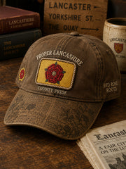 Unisex Lancaster Red Roses Art Printed Hat