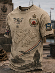 Men's Falklands War Veteran Short Sleeves T-Shirt