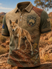 Men's Australian Animals Short Sleeve Shirt