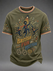 Men's Bill Oddie Commemorative Print Casual Tee