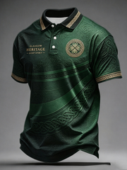 Men's UK Football Lover Celtic Printed polo shirt