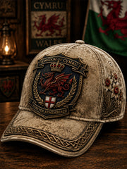 Men's Welsh Red Dragon Printed Hat