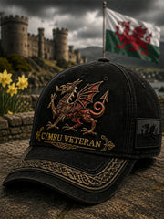 Men's Welsh Red Dragon Printed Hat