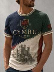 Men's Wales Uk Short Sleeves T-Shirt