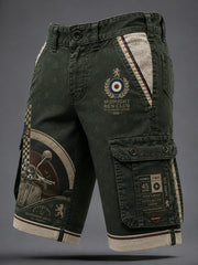 Men's Mods Culture Uk Music Lover Business Style Art Print Casual Shorts