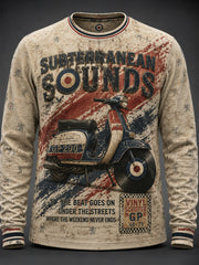 Men's UK Mods Music Lover The Jam Printed Long-Sleeve T-Shirt