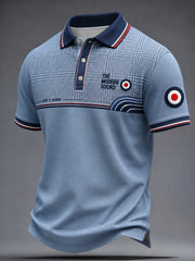 Men's Mods Culture Uk Music Lover Business Style Printed Casual Tops