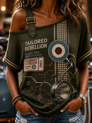 Women's Mods Culture UK Music Lover Business StyleTops