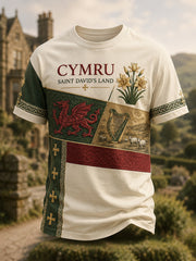 Men's Wales UK Short Sleeves T-Shirt