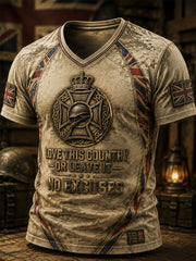 Men's British LOVE THIS COUNTRY OR LEAVE IT NO EXCUSES Tee
