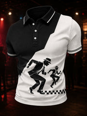 Men's Ska Revival Style Printed Shirt