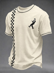 Men's Ska Revival Style Printed T-shirt
