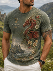 Men's Wales Uk Short Sleeves T-Shirt