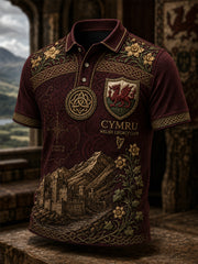 Men's Wales Uk Short Sleeve Shirt