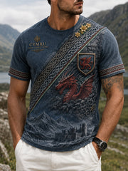 Men's Wales Uk Short Sleeves T-Shirt