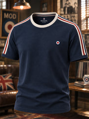 Men's Mods Culture UK Music Lover Business Style Printed short sleeves t-shirt