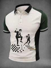 Men's Ska Revival Style Printed Shirt
