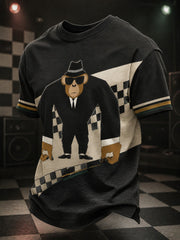 Men's Ska Revival Style Printed T-shirt