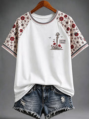 Women's Lest We Forget Print T-shirt