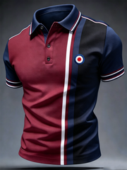 Men's Mods Culture UK Music Lover Business Style Printed polo shirt