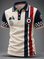 Men's Mods Culture UK Music Lover Printed polo shirt