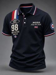 Men's Mods Culture UK Music Lover Printed polo shirt