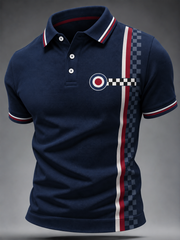 Men's Mods Culture UK Music Lover Business Style Printed polo shirt