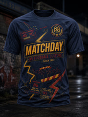 Men's Football Fans Lovers Short Sleeves T-Shirt