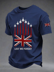 Men's Lest We Forget Print T-shirt