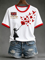 Women's Remembrance Day Short-sleeved T-shirt