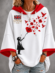 Women’s Remembrance Day Short-Sleeve Hoodie
