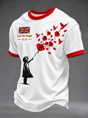 Men's Remembrance Day Short Sleeves T-shirt