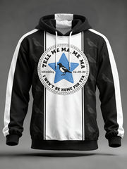 Men's Football Fan Print Hoodie