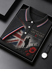 Men's Remembrance Day THE SOMME 110 YEARS Print Shirt