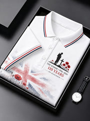Men's Remembrance Day THE SOMME 110 YEARS Print Shirt