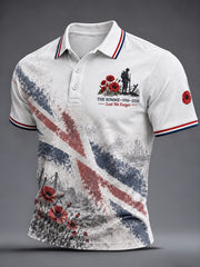 Men's Remembrance Day THE SOMME 110 YEARS Print Shirt