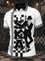 Men's Ska Revival Style Printed Shirt