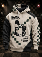 Men's Ska Revival Style Printed Hoodie