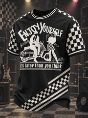 Men's Ska Revival Style Printed Short Sleeves T-shirt